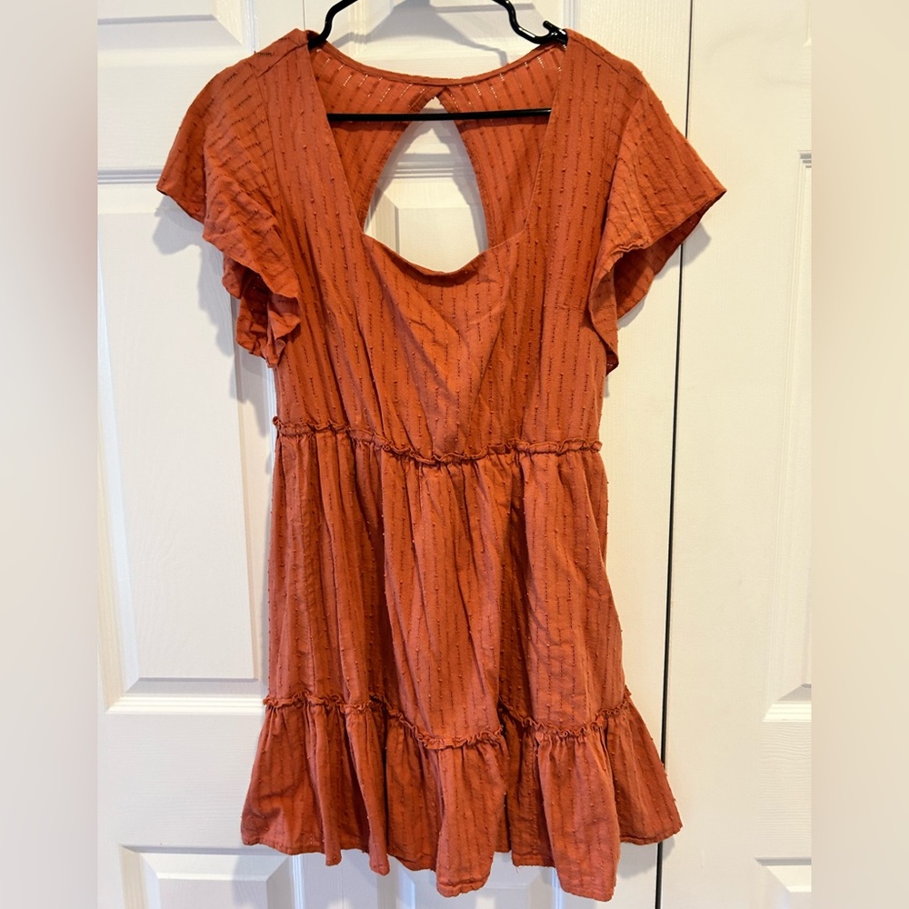 Bailey blue orange dress